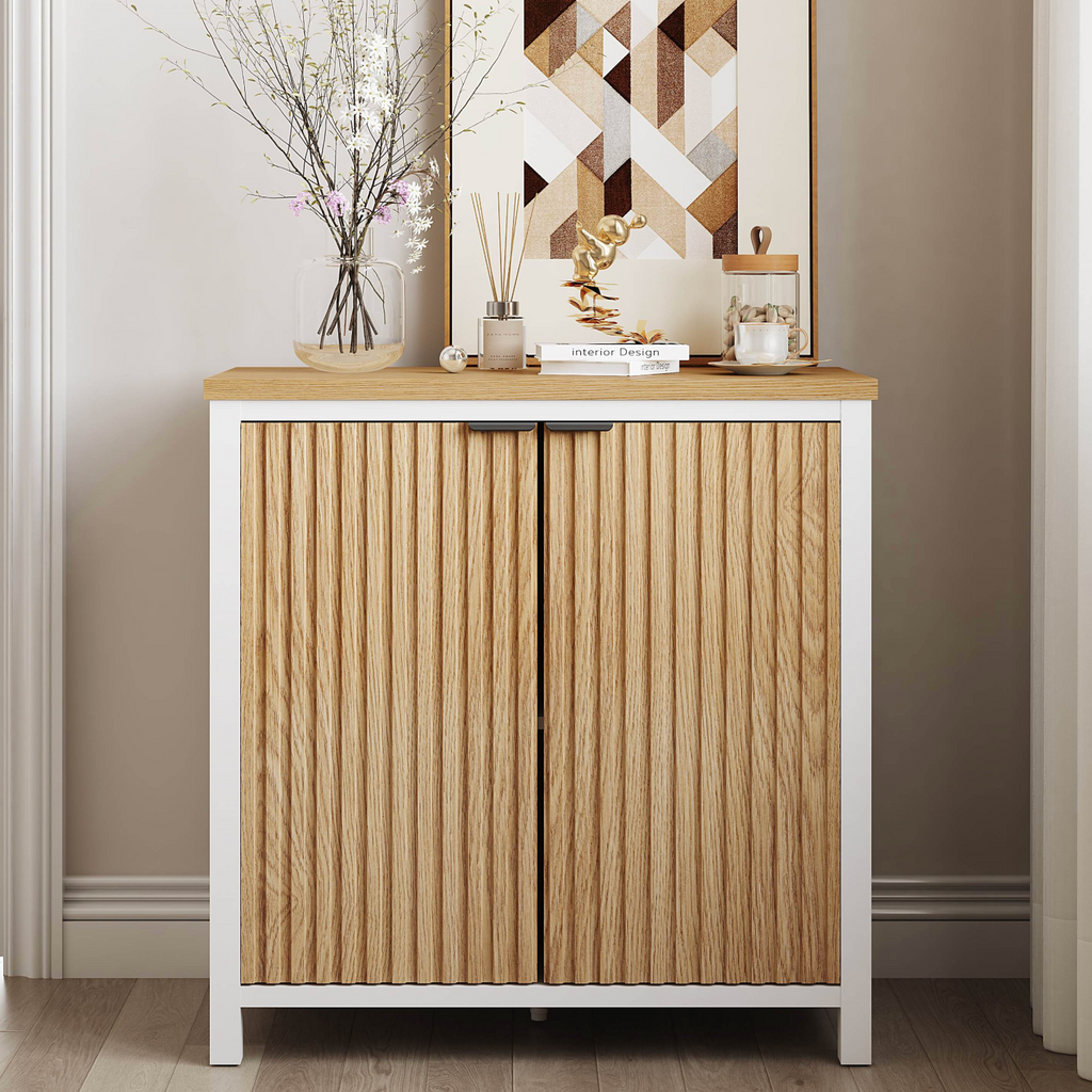 Double-Door Wooden Cabinet