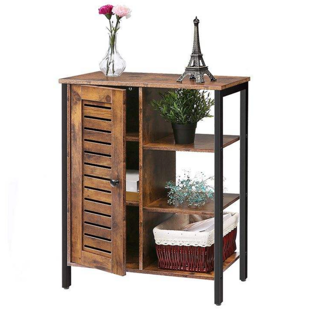 Rustic Brown Kitchen Pantry Cabinet