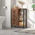 Rustic Brown Kitchen Pantry Cabinet