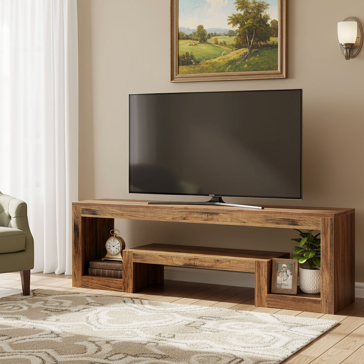 Modern Wooden TV Cabinet & Media Stand