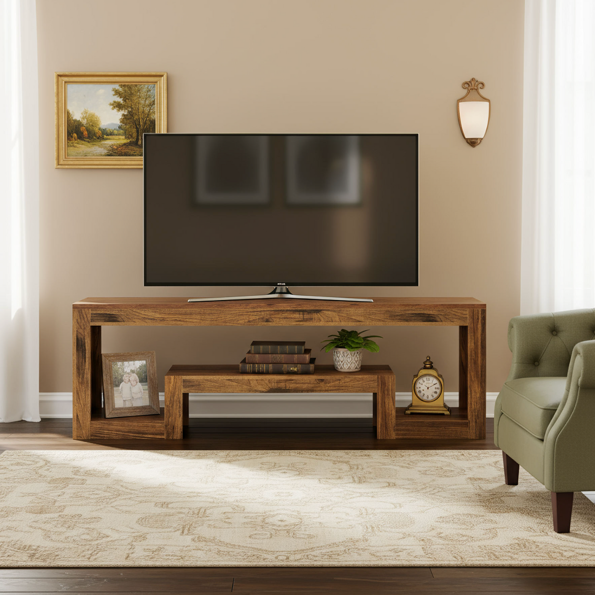 Modern Wooden TV Cabinet & Media Stand