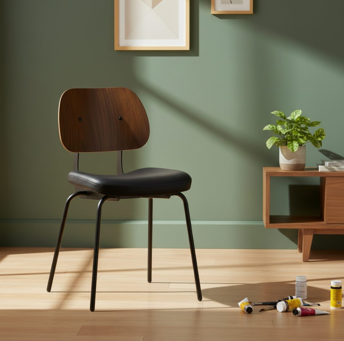 High-End Minimalist Upholstered Dining Chair