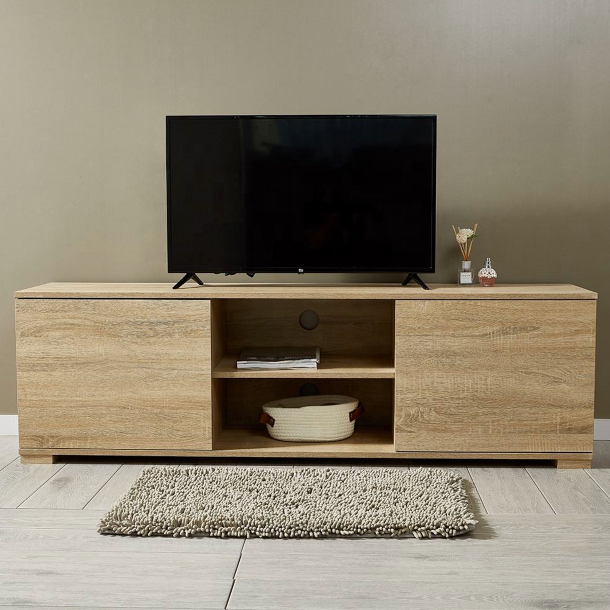 Wooden Wall Unit & TV Stand