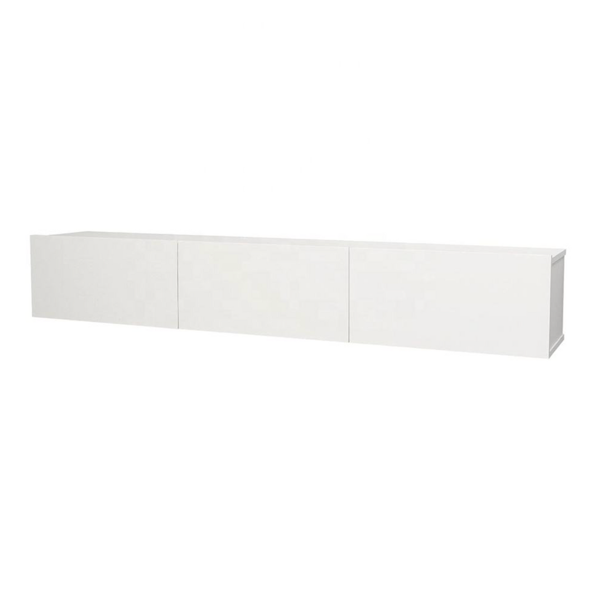 Wall-Mounted TV Stand with 3-Door Storage Cabinets