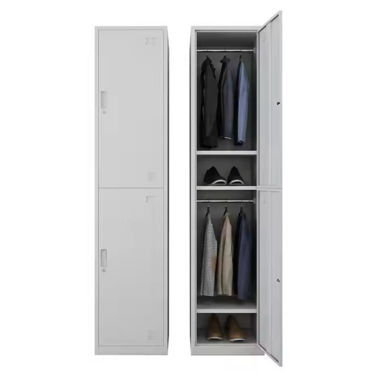 2-Door Metal Clothing Locker